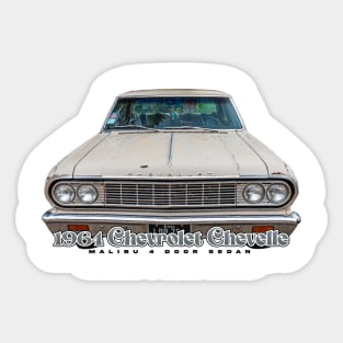 1964 Chevrolet Chevelle Malibu 4 Door Sedan Sticker